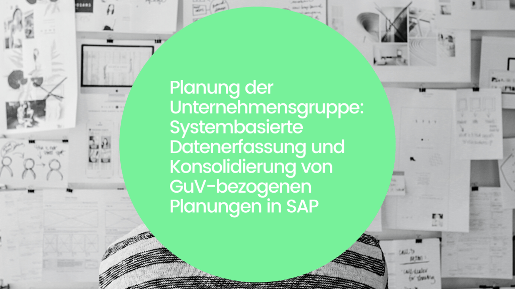 Planung der Unternehmensgruppe Systembasierte Datenerfassung und Konsolidierung von GuV-bezogenen Planungen in SAP