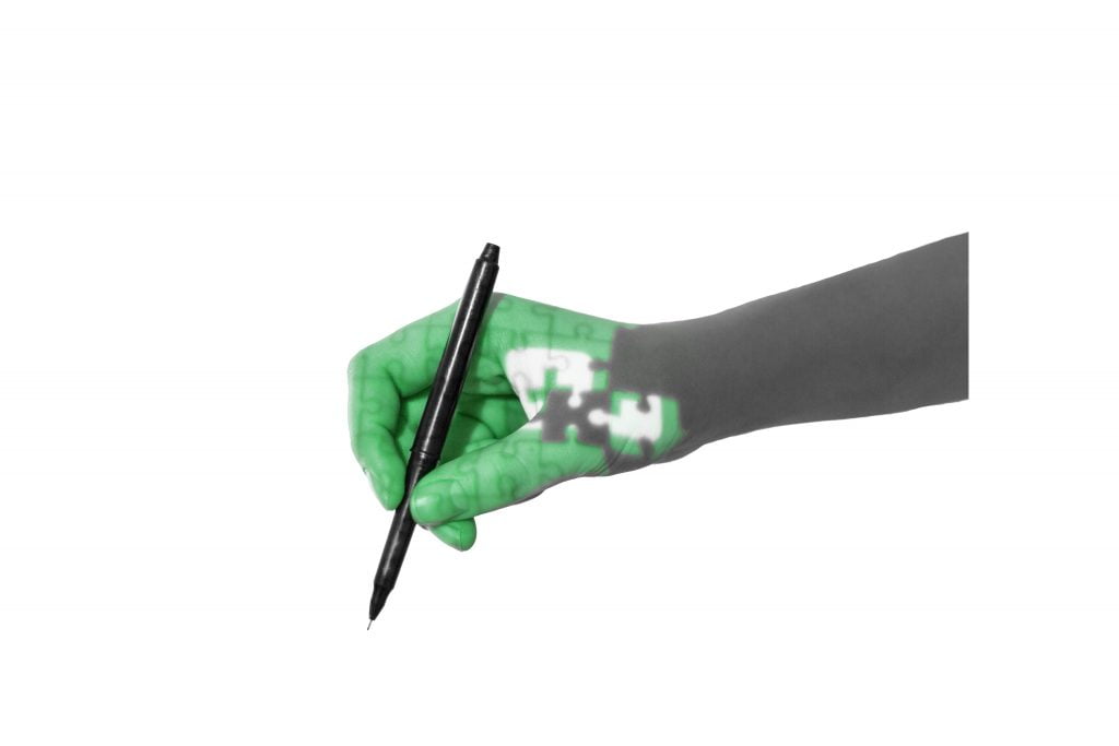 Expertise Hand grün