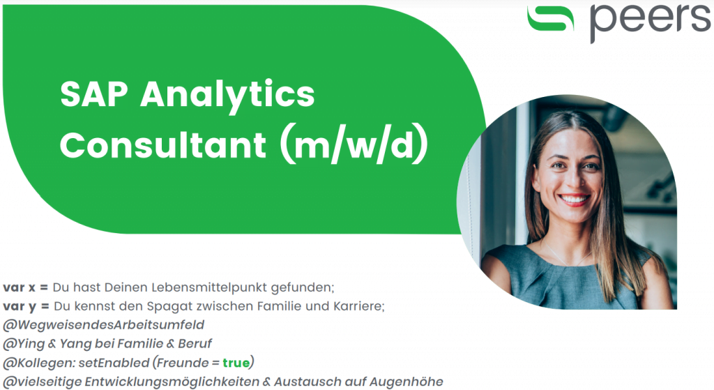 SAP Analytics Consultant Screenshot