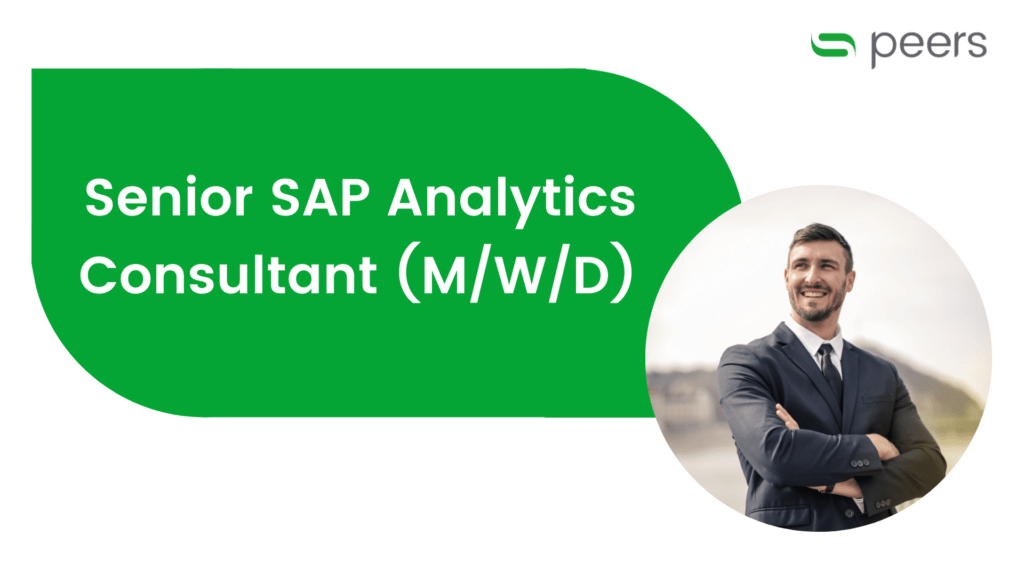 Stellenausschreibung Header Senior SAP Analytics Consultant (MWD)